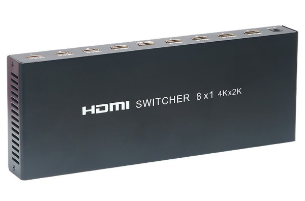 Переключатель - свитч HDMI 8x1, UHD 4K 30Hz Переключатель - свитч HDMI 8x1, UHD 4K 30Hz